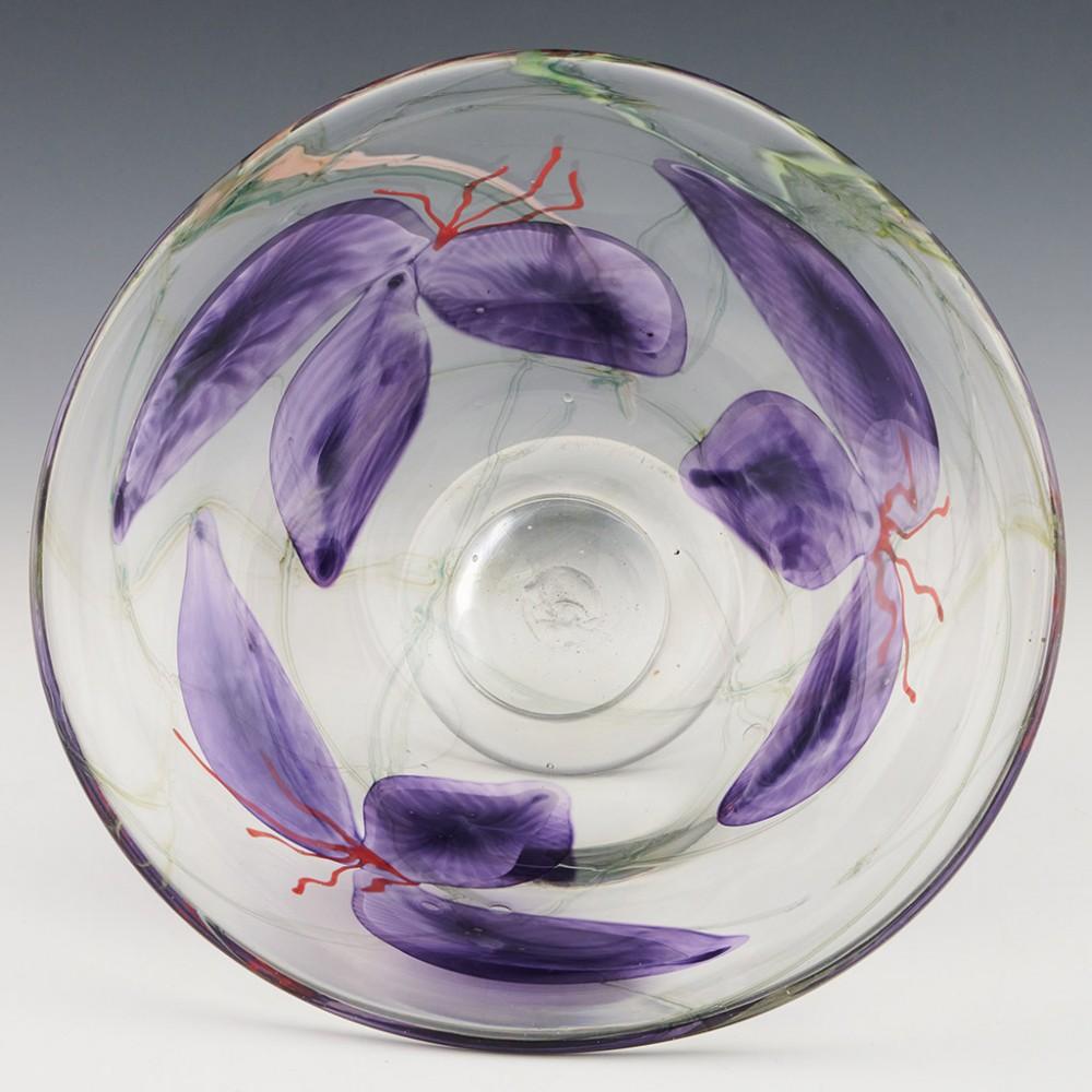 Siddy Langley Tradescantia Footed Bowl c2012 For Sale 1