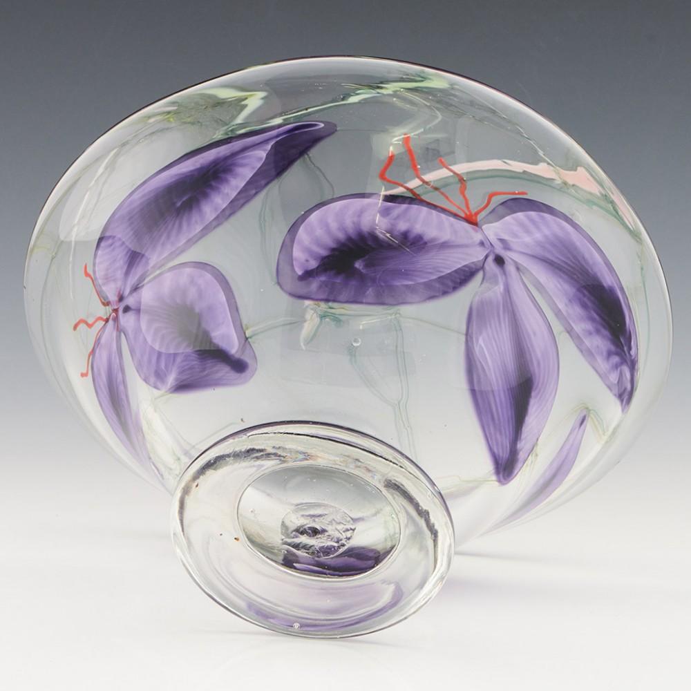 Siddy Langley Tradescantia Footed Bowl c2012 For Sale 2