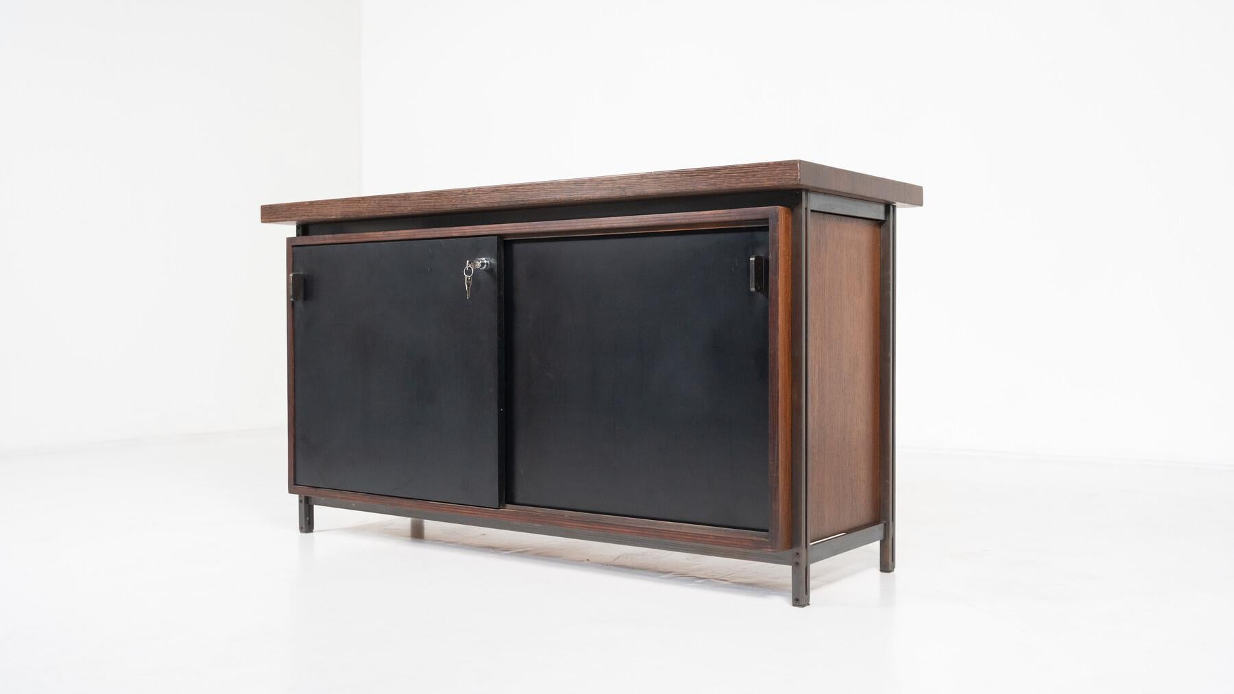 Side Cabinet model DG130 by Jules Wabbes, 1966 For Sale 7
