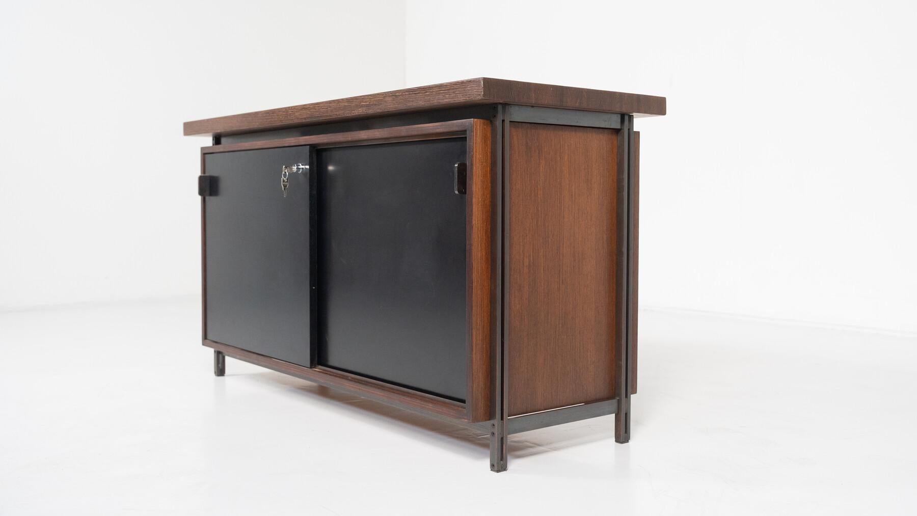 Side Cabinet model DG130 by Jules Wabbes, 1966 For Sale 9