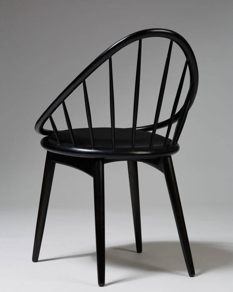 Lacquered Side Chair, Anonymous, Sweden, 1950s