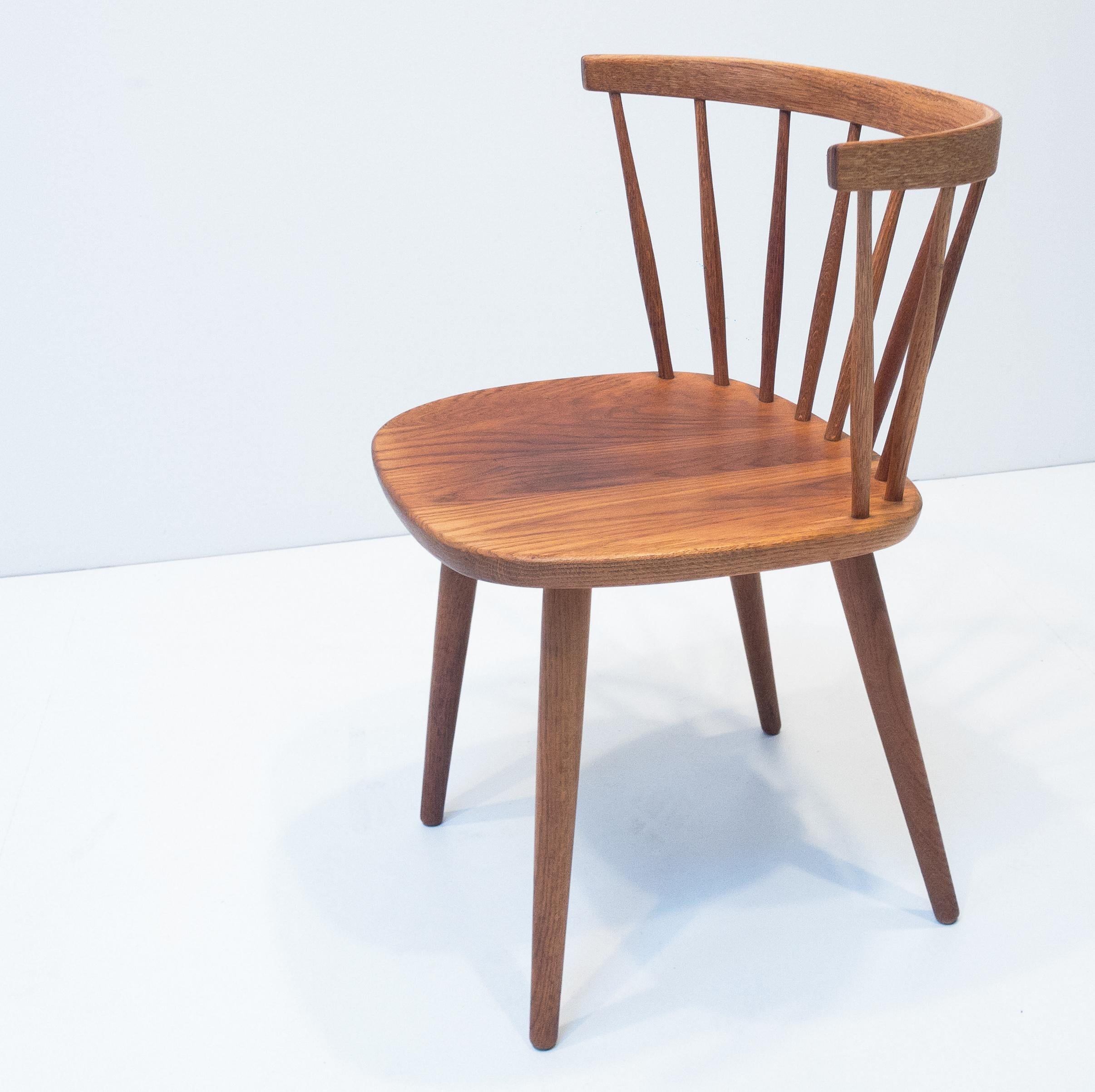 Scandinavian Modern  Yngve Ekström side chair Bobino for Stolab, 1950s For Sale