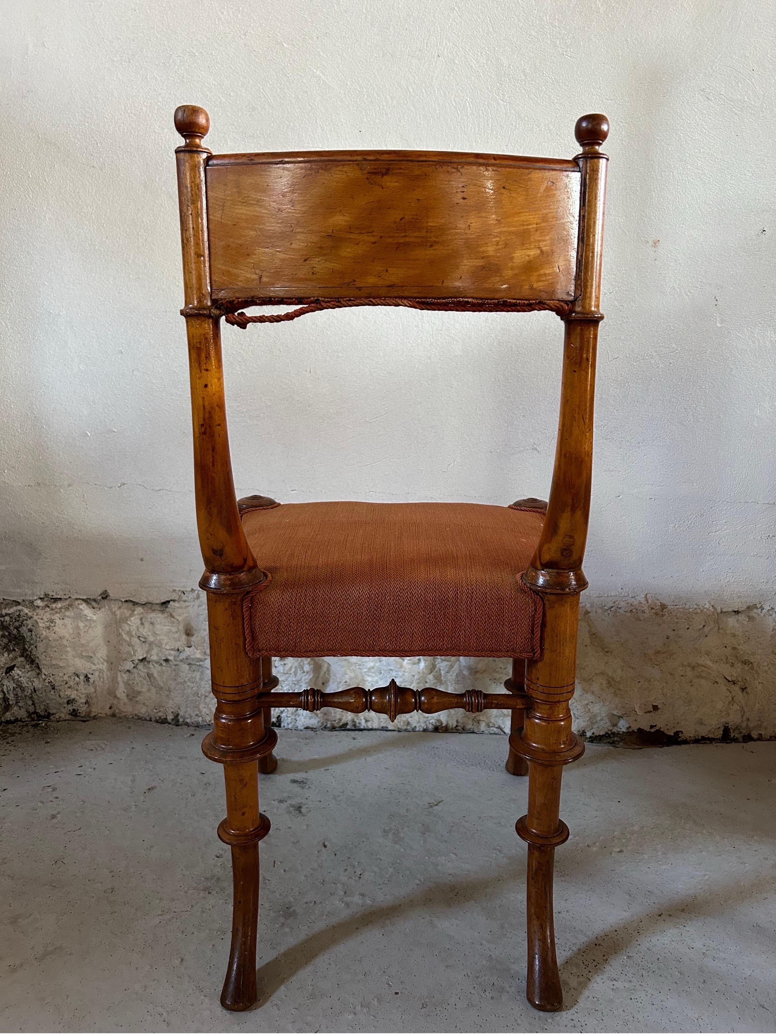 Side Chair by Danish Artist Jørgen Roed, Denmark 1840’s For Sale 5