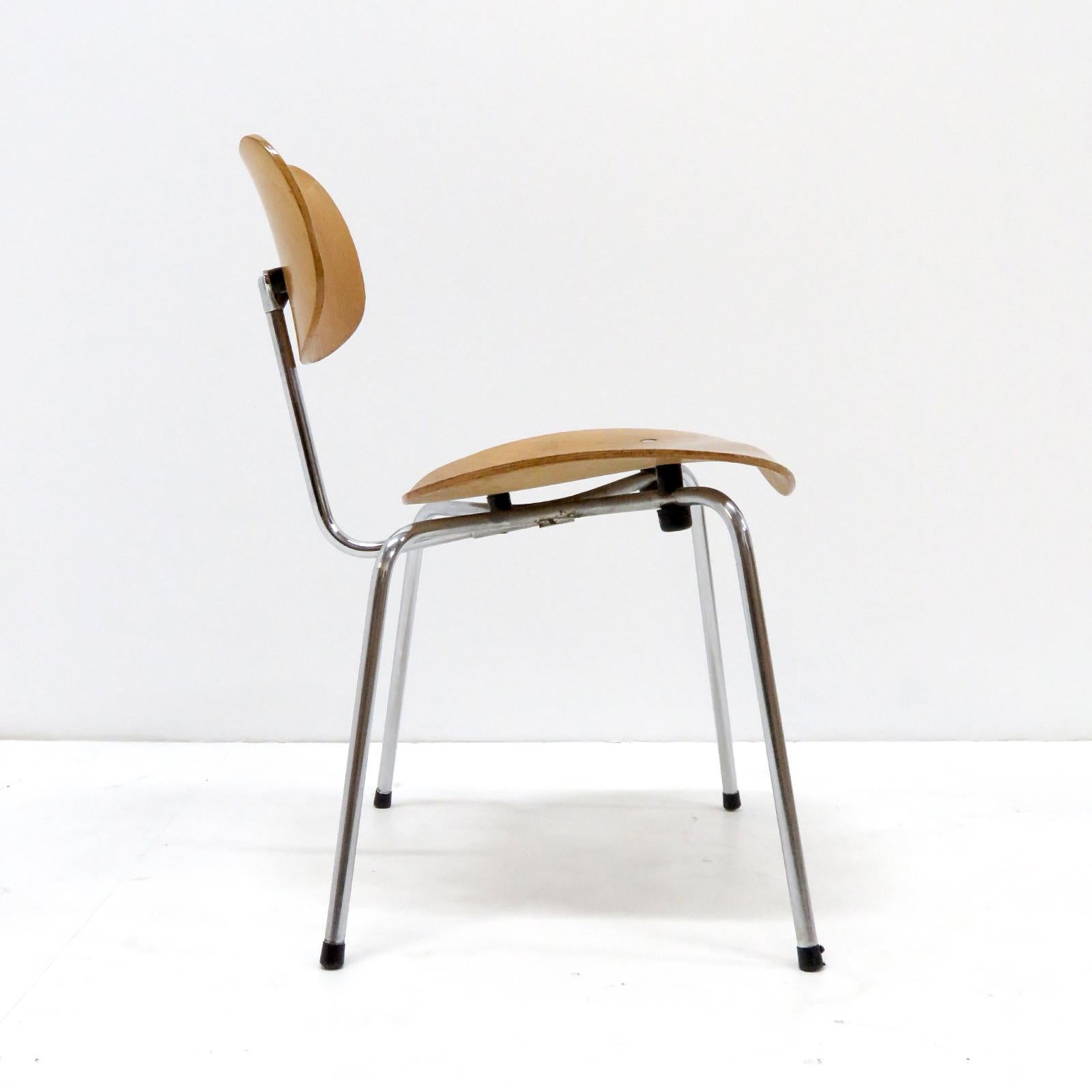 Mid-Century Modern Side Chair by Egon Eiermann for Wilde & Spieth For Sale