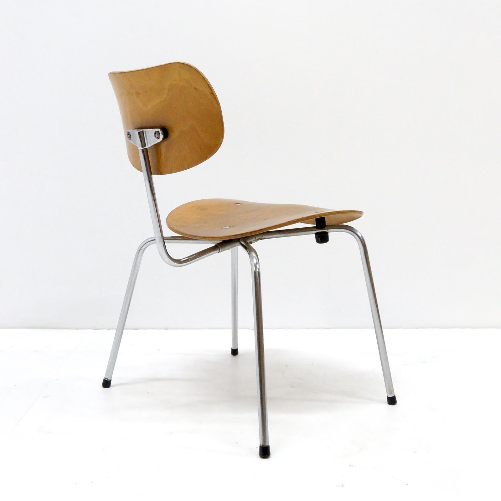 German Side Chair by Egon Eiermann for Wilde & Spieth For Sale