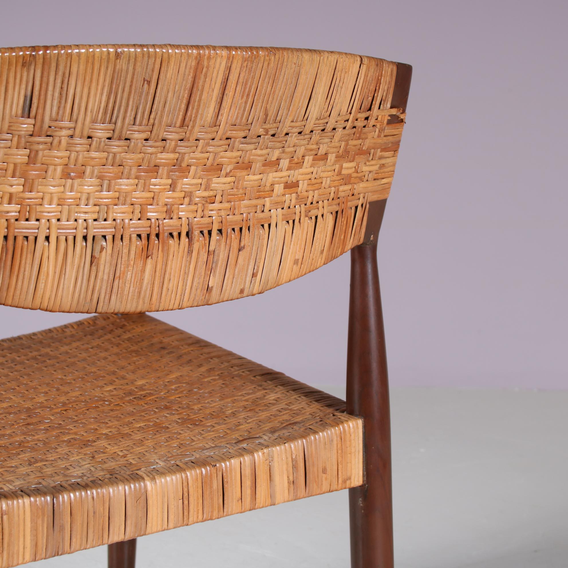 Chaise d'appoint par Einar Larsen & Aksel Bender Madsen pour Willy Beck, Danemark 1950 en vente 3