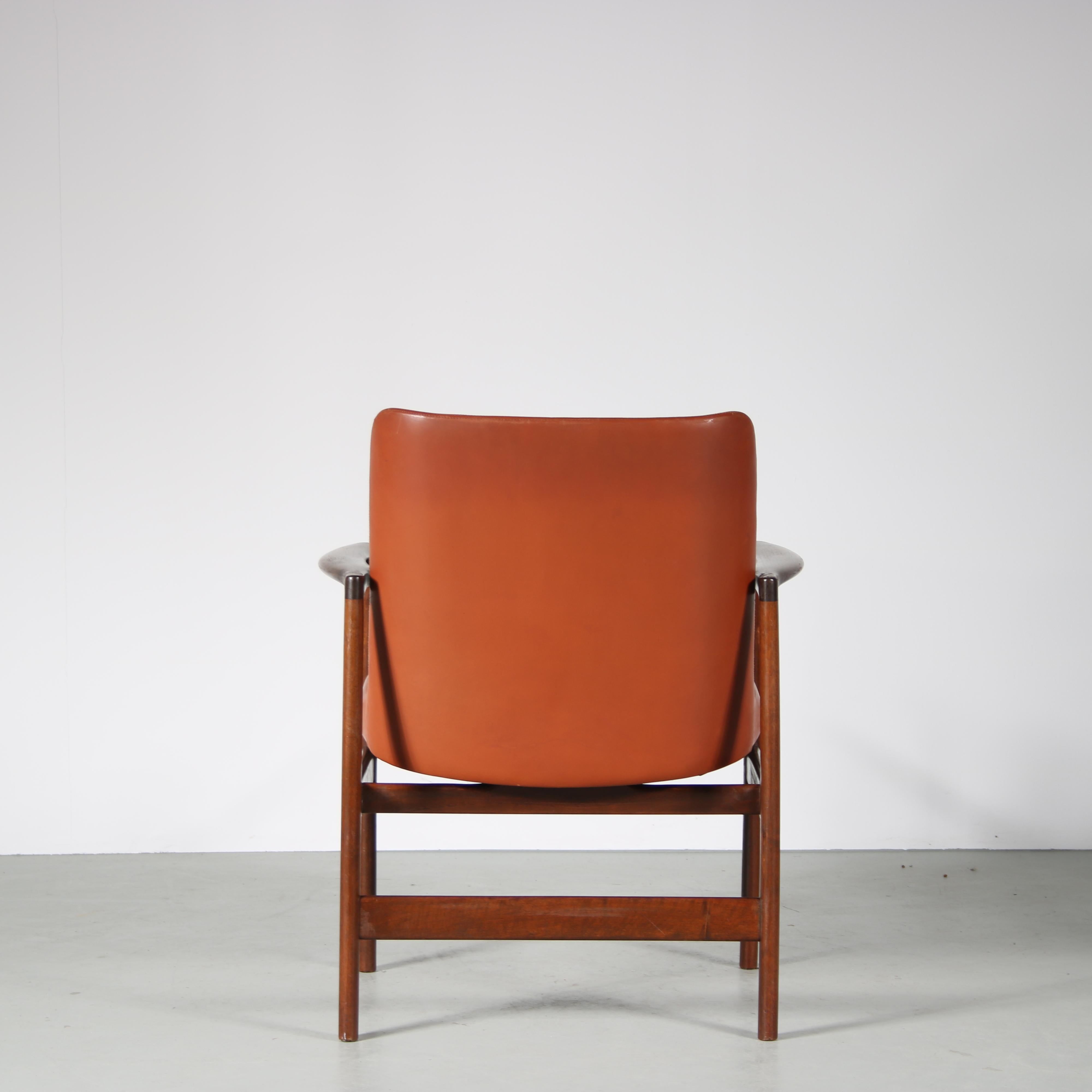 Side Chair by Ib Kofod Larsen for Fröschen Sitform, Germany, 1960 1