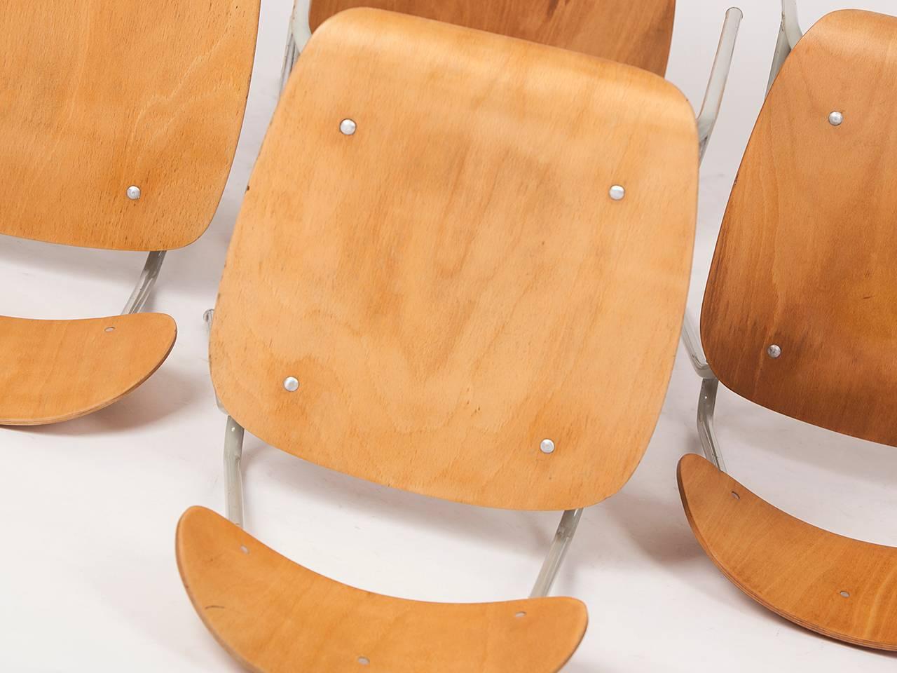 20th Century Side Chair by Jiri Petrivy for Drevoindustria, 1960s
