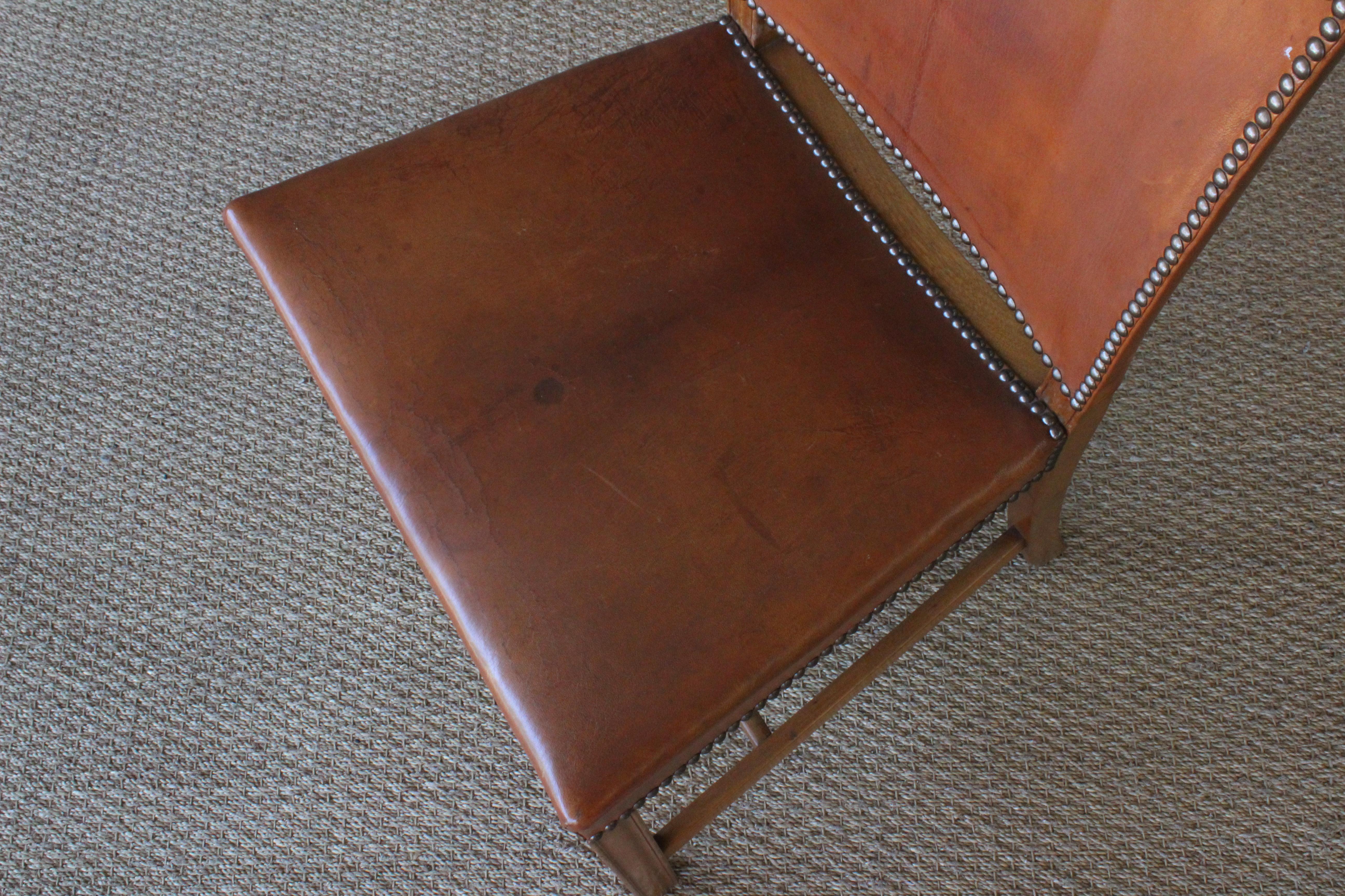 Side Chair by Kaare Klint, Denmark, 1940s In Good Condition In Los Angeles, CA