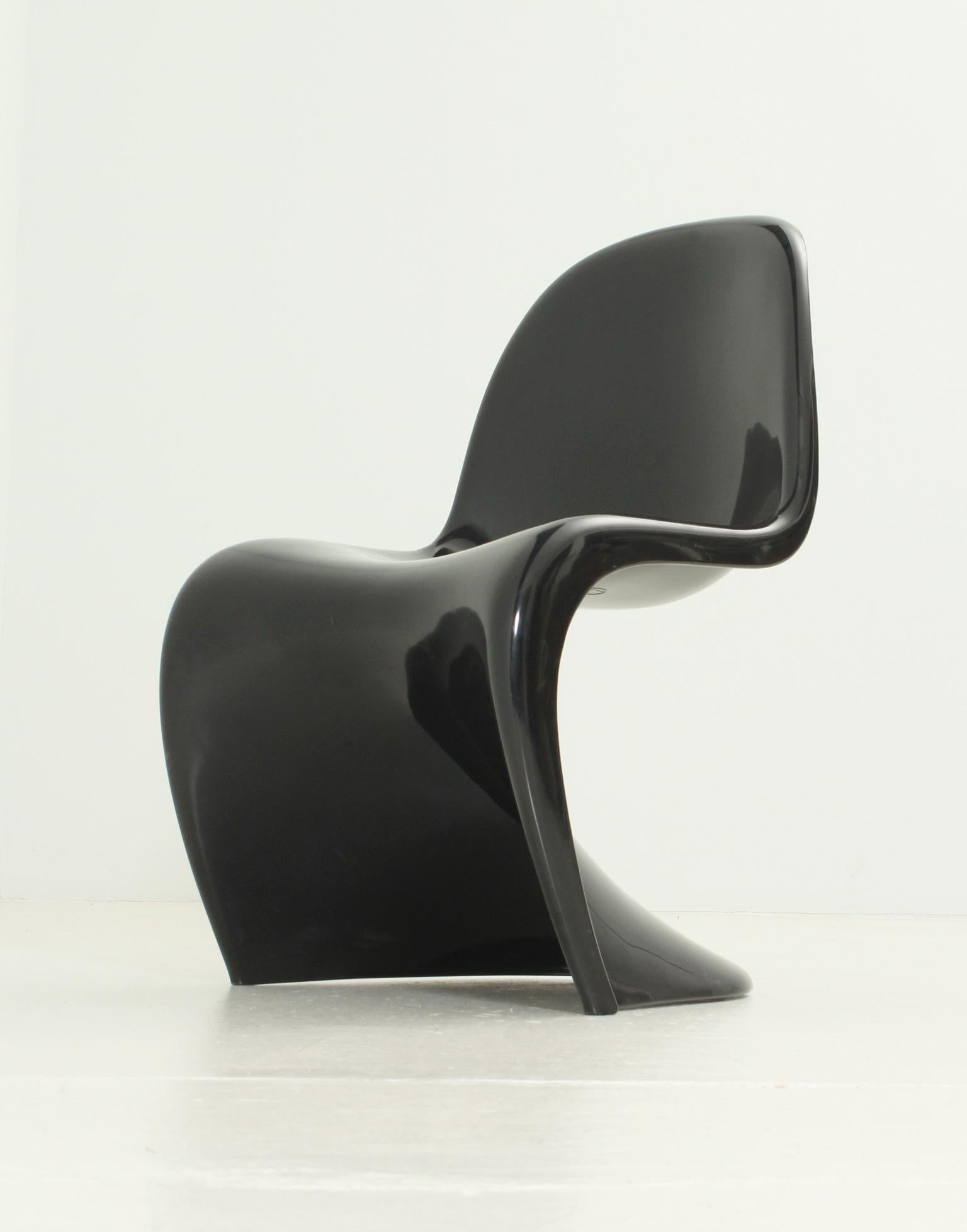 German Side Chair by Verner Panton for Herman Miller - Felhbaum, 1971 For Sale