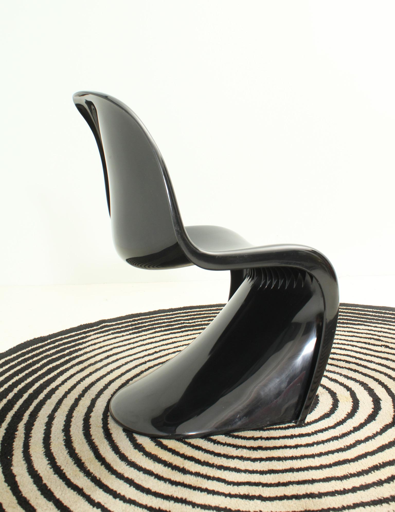 Side Chair by Verner Panton for Herman Miller - Felhbaum, 1971 For Sale 1