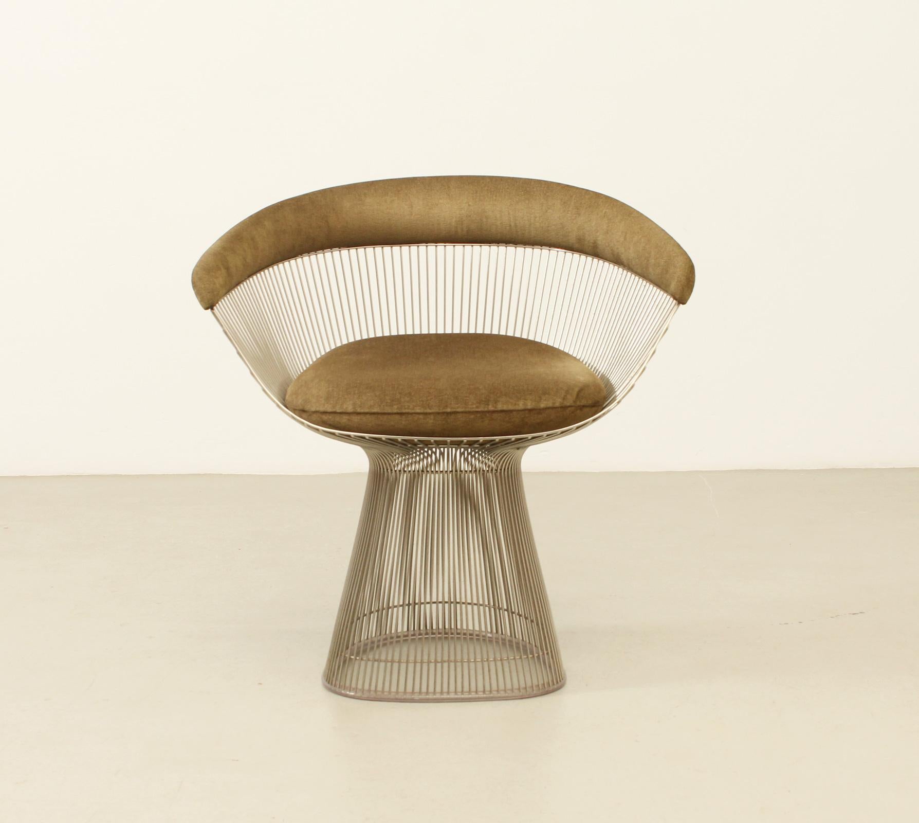 Mid-Century Modern Side Chair by Warren Platner for Knoll International For Sale