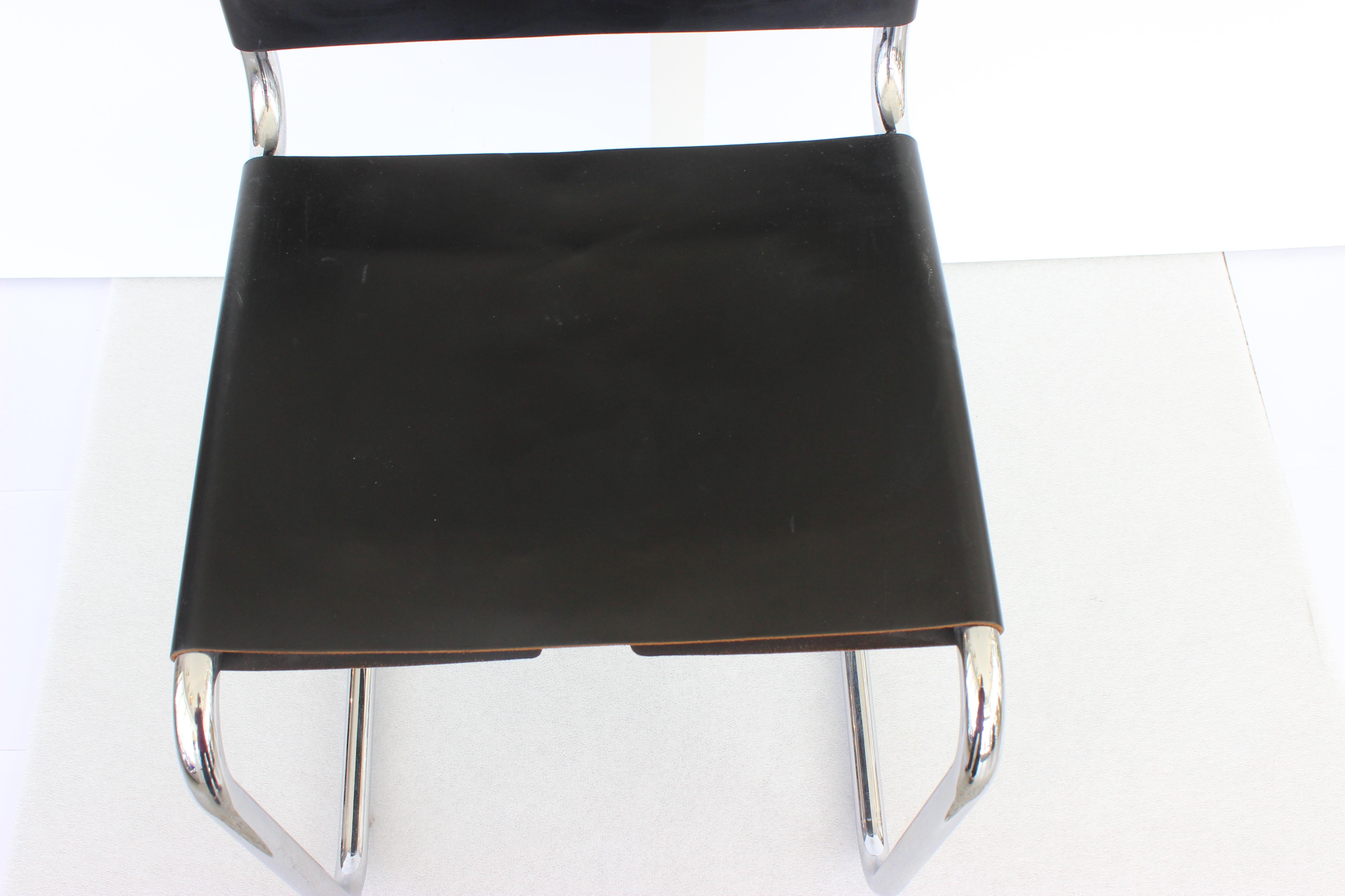 Side Chair in the Style of Mies van der Rohe For Sale 5