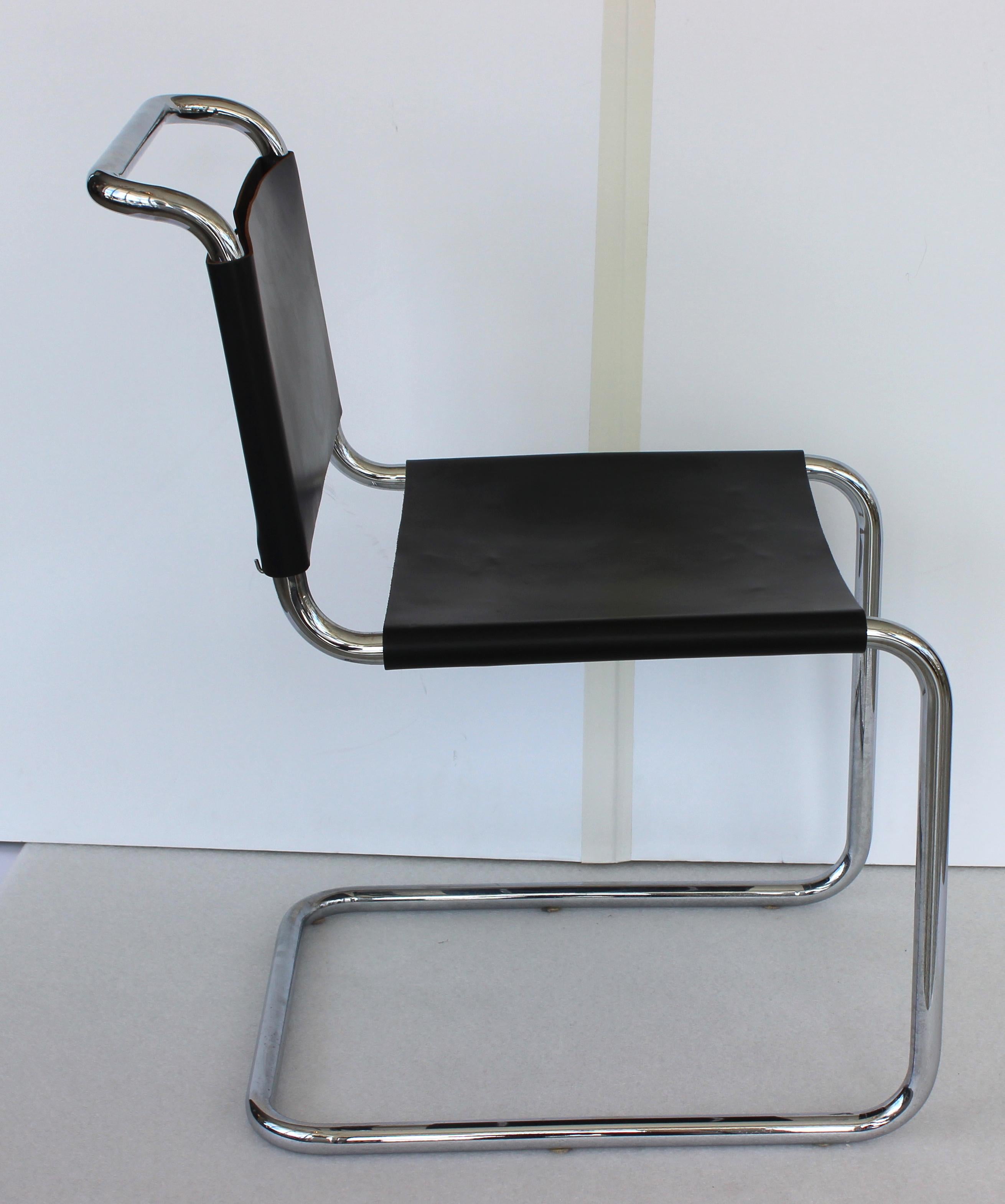 20th Century Side Chair in the Style of Mies van der Rohe For Sale