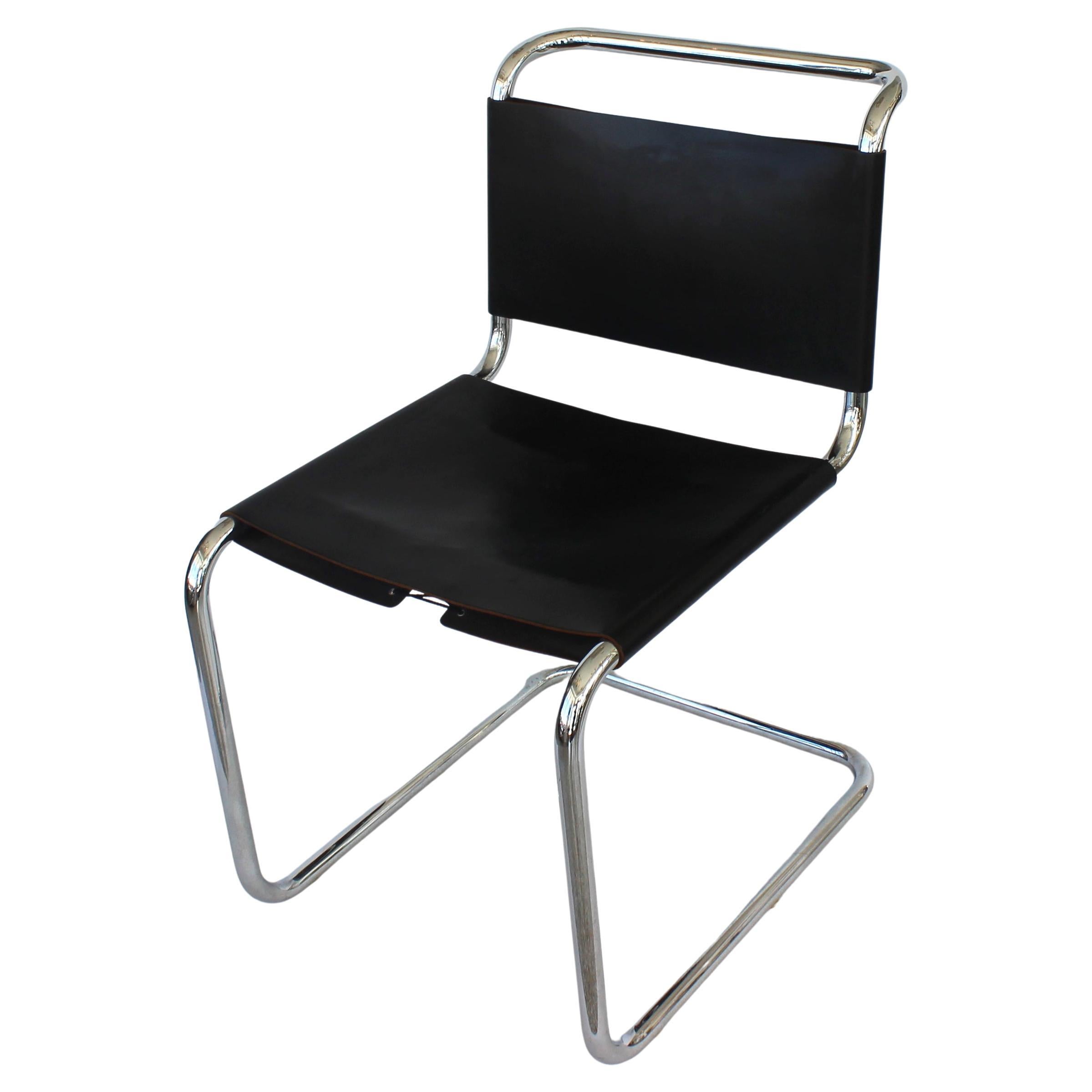Side Chair in the Style of Mies van der Rohe For Sale