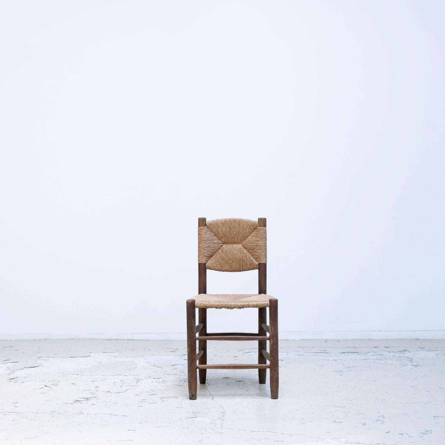 Side chair, model no. 19, by Charlotte Perriand, from ‘L’Équipement de la Maison’ series, designed 1939, produced circa 1940s.