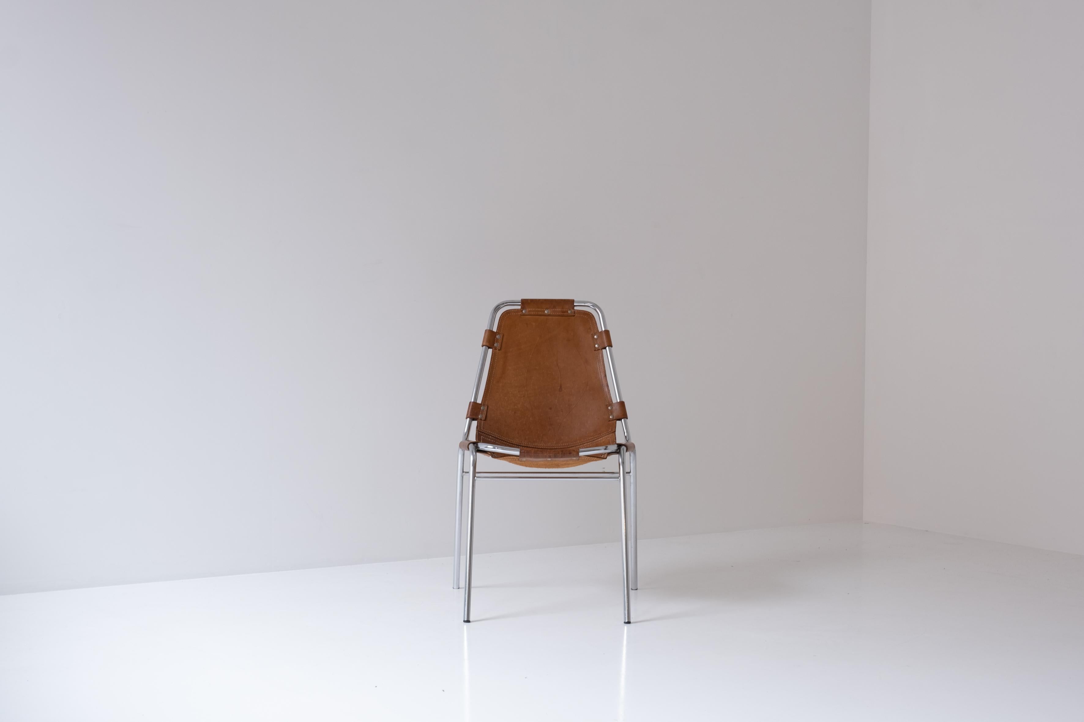 Late 20th Century Side Chair Selected by Charlotte Perriand for Les Arcs, France, 1970s