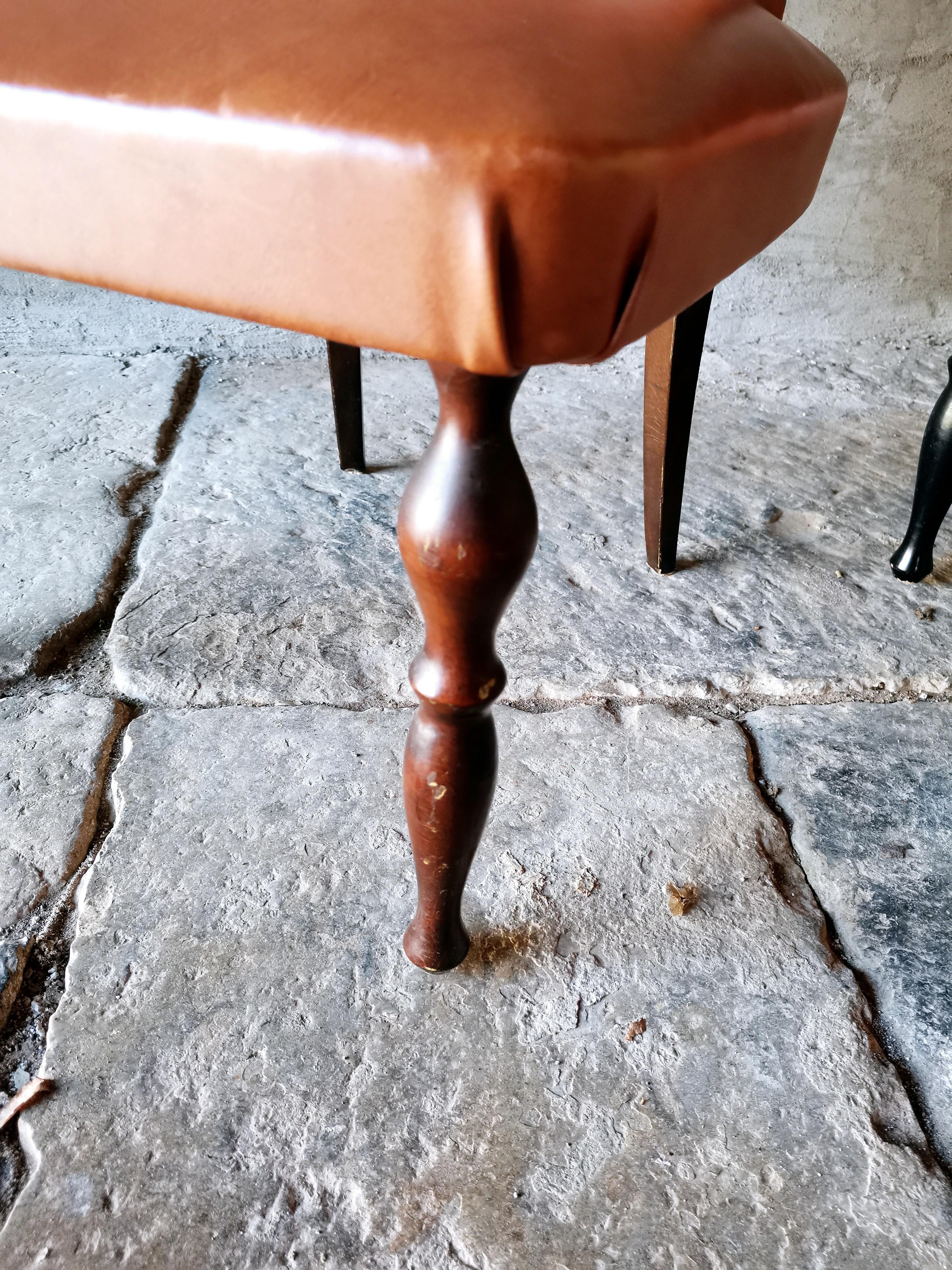Chaises d'appoint 1950 Italie paire par Guglielmo Ulrich Bon état - En vente à Ljubljana, SI