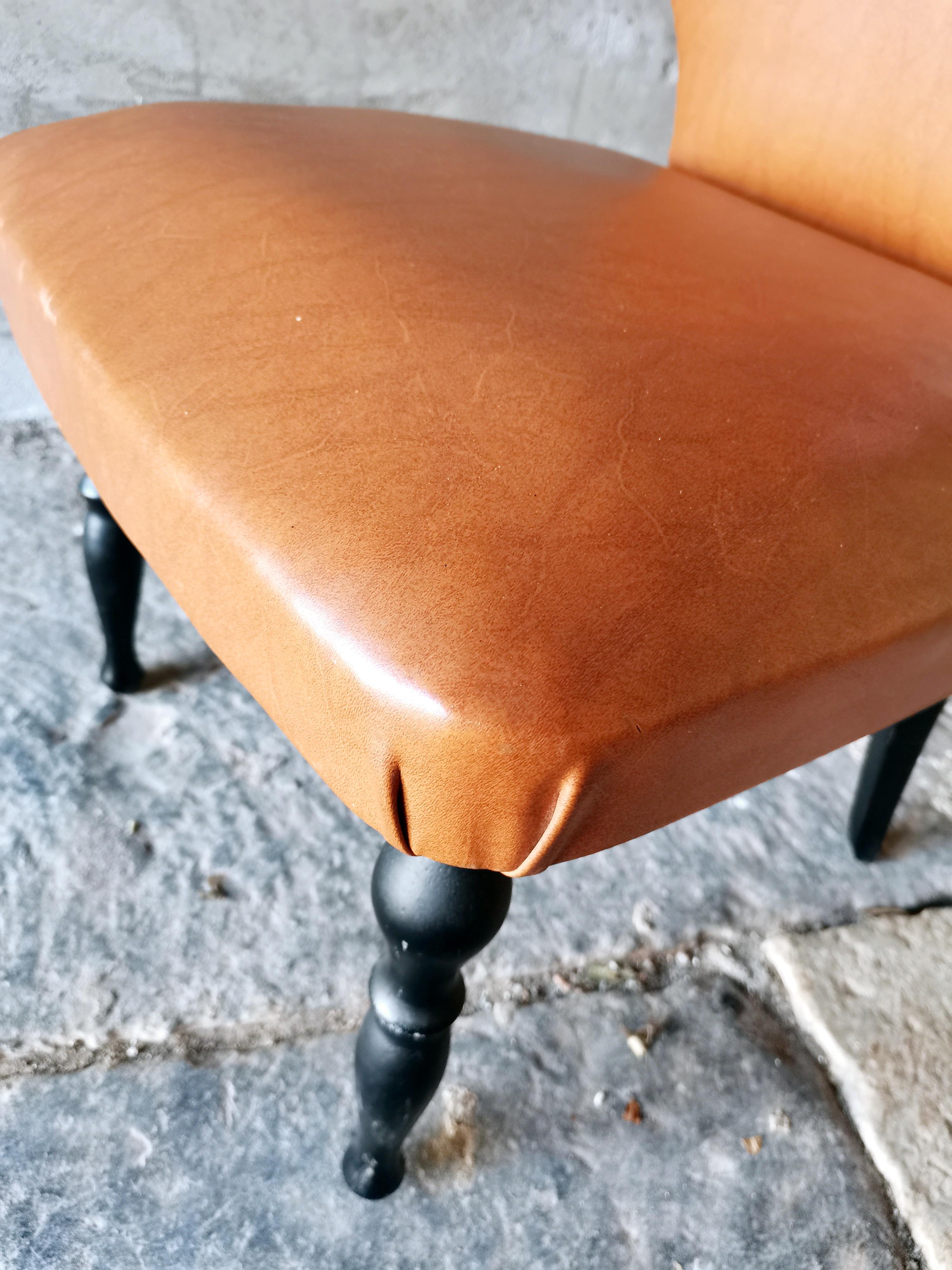 Milieu du XXe siècle Chaises d'appoint 1950 Italie paire par Guglielmo Ulrich en vente