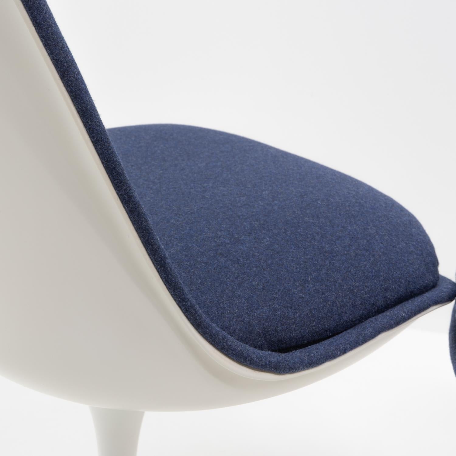 Sillas auxiliares de Eero Saarinen para Knoll, Suiza, años 70 - Juego de 4 en venta 6