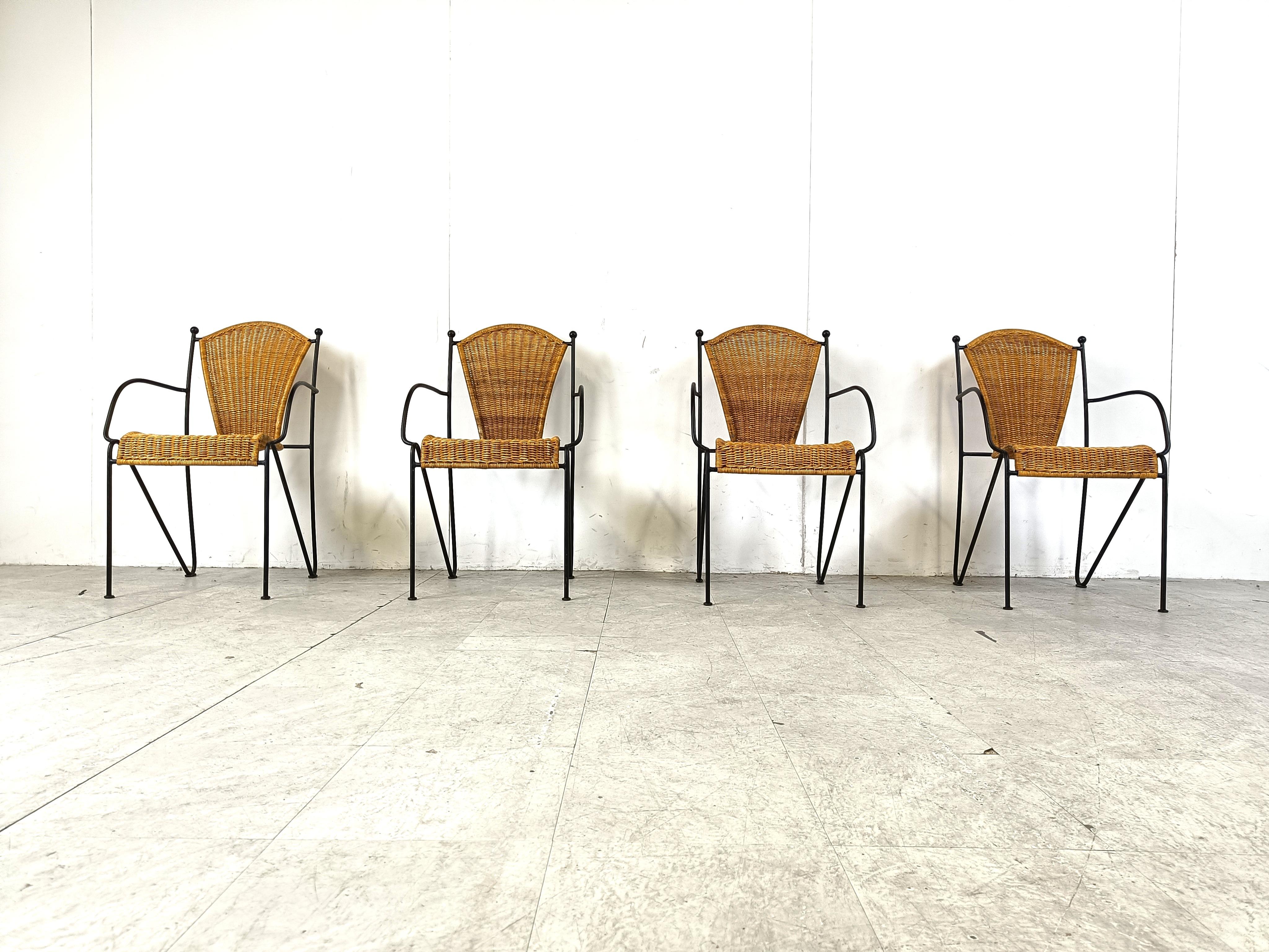 Side Chairs by Frederick Weinberg, 1960s, Set of 4 In Good Condition In Leuven, Vlaams Gewest