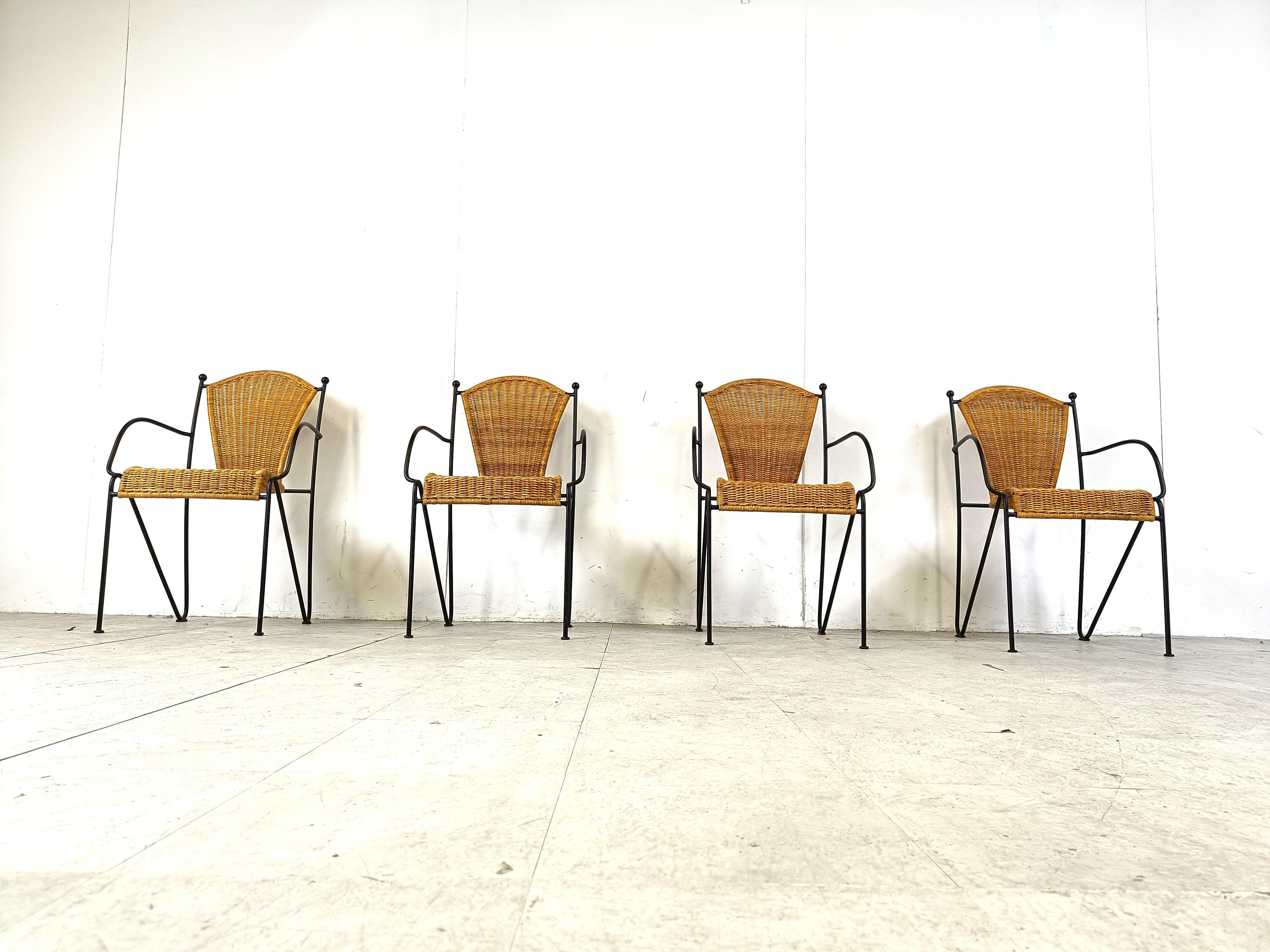 Mid-20th Century Side Chairs by Frederick Weinberg, 1960s, Set of 4