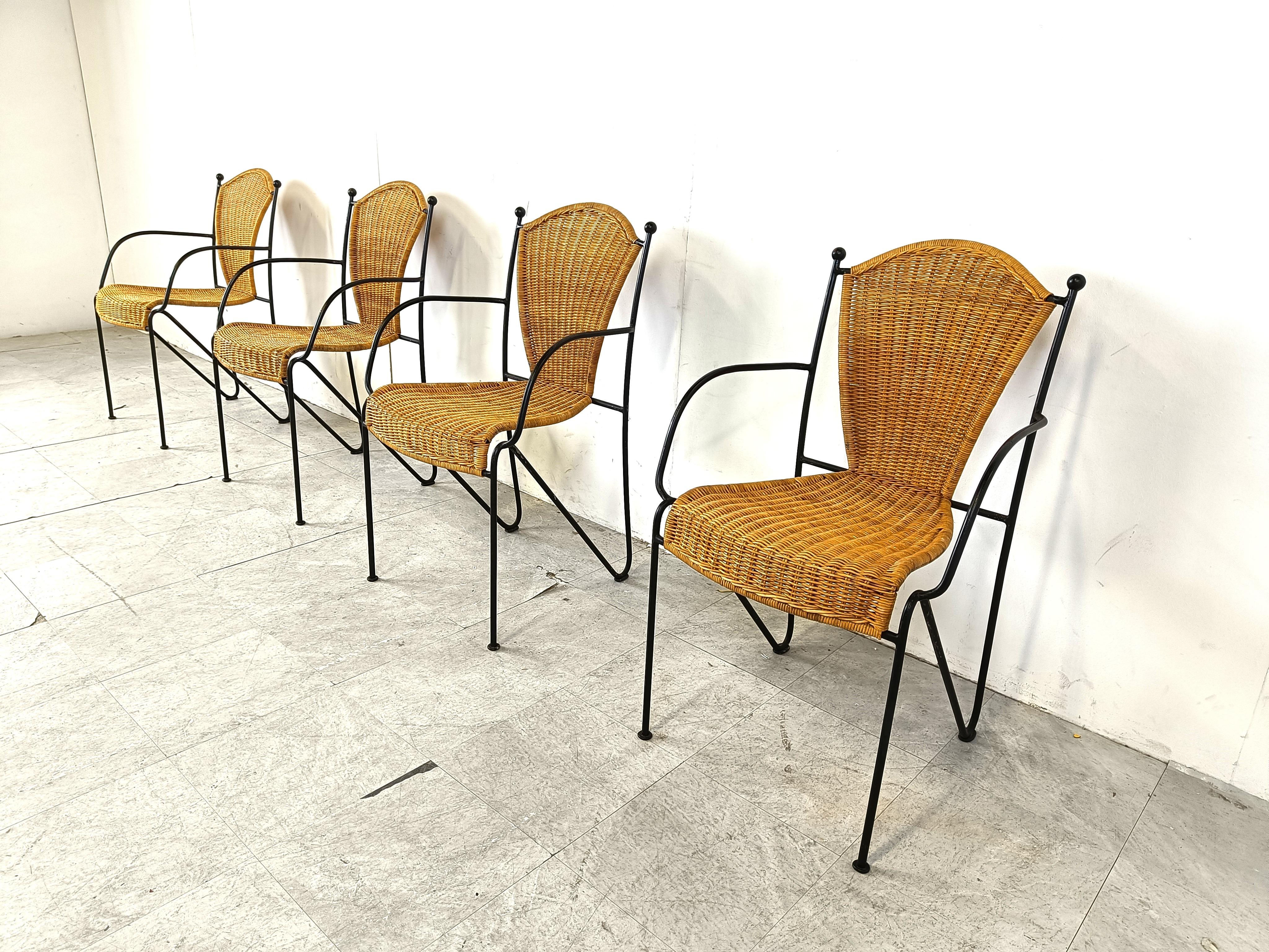 Side Chairs by Frederick Weinberg, 1960s, Set of 4 1