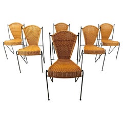 Retro Side Chairs by Frederick Weinberg, 1960s, Set of 6