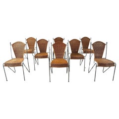 Vintage Side Chairs by Frederick Weinberg, 1960s, Set of 8