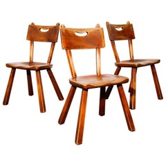 Retro Side Chairs by Herman de Vries For Cushman Furniture