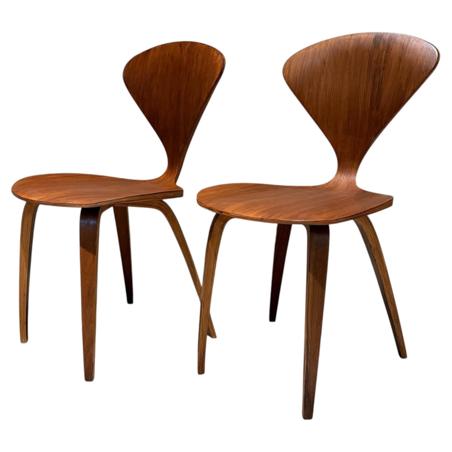 Side Chairs Designed by Norman Cherner for Plycraft Mid-Century Modern