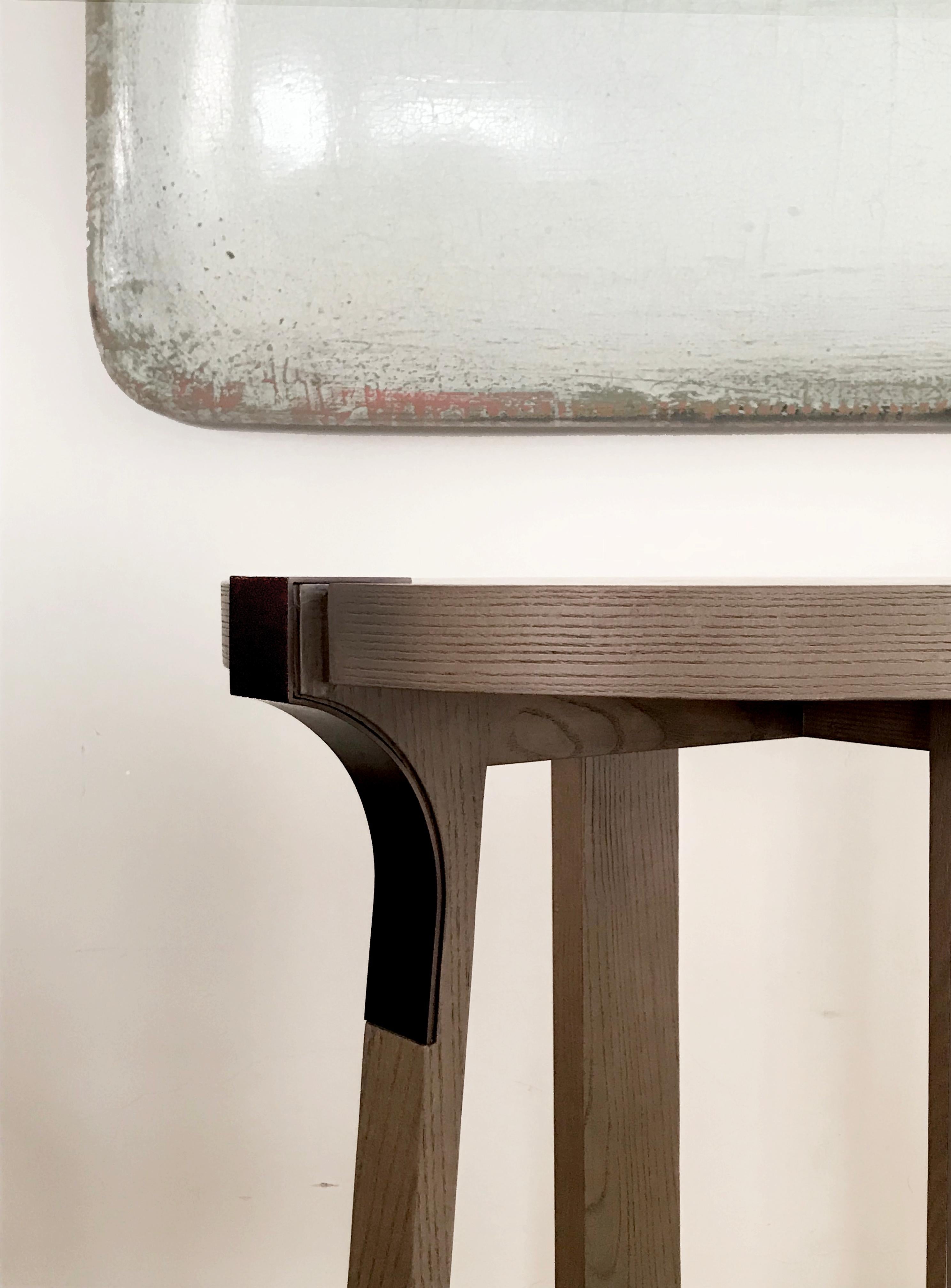 Veneer Side Coffee Table Interlock André Fu Living Home Oak New Modern For Sale