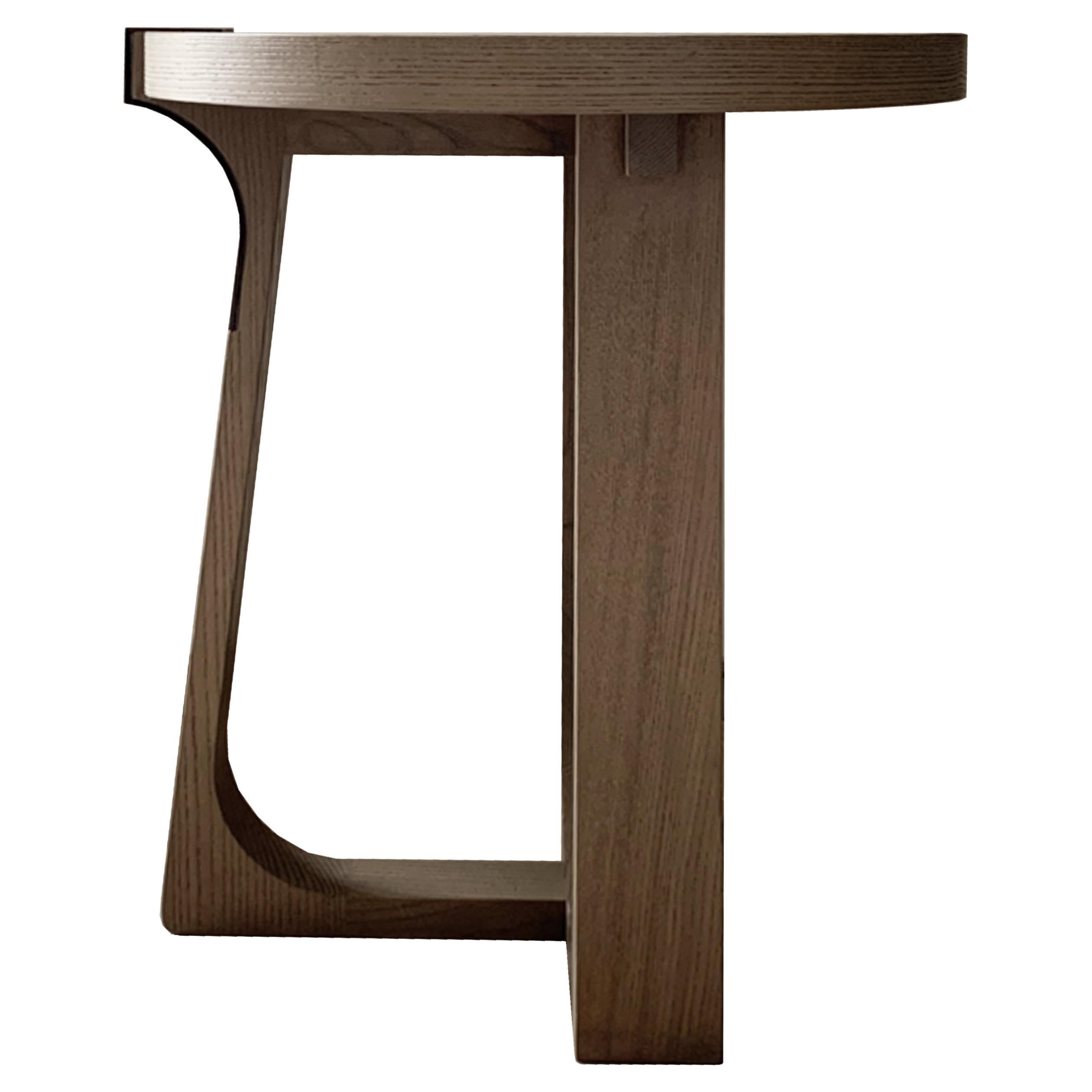 Table Basse d'Appoint Interlock Andr Fu Living Home en Chêne Nouveau Moderne