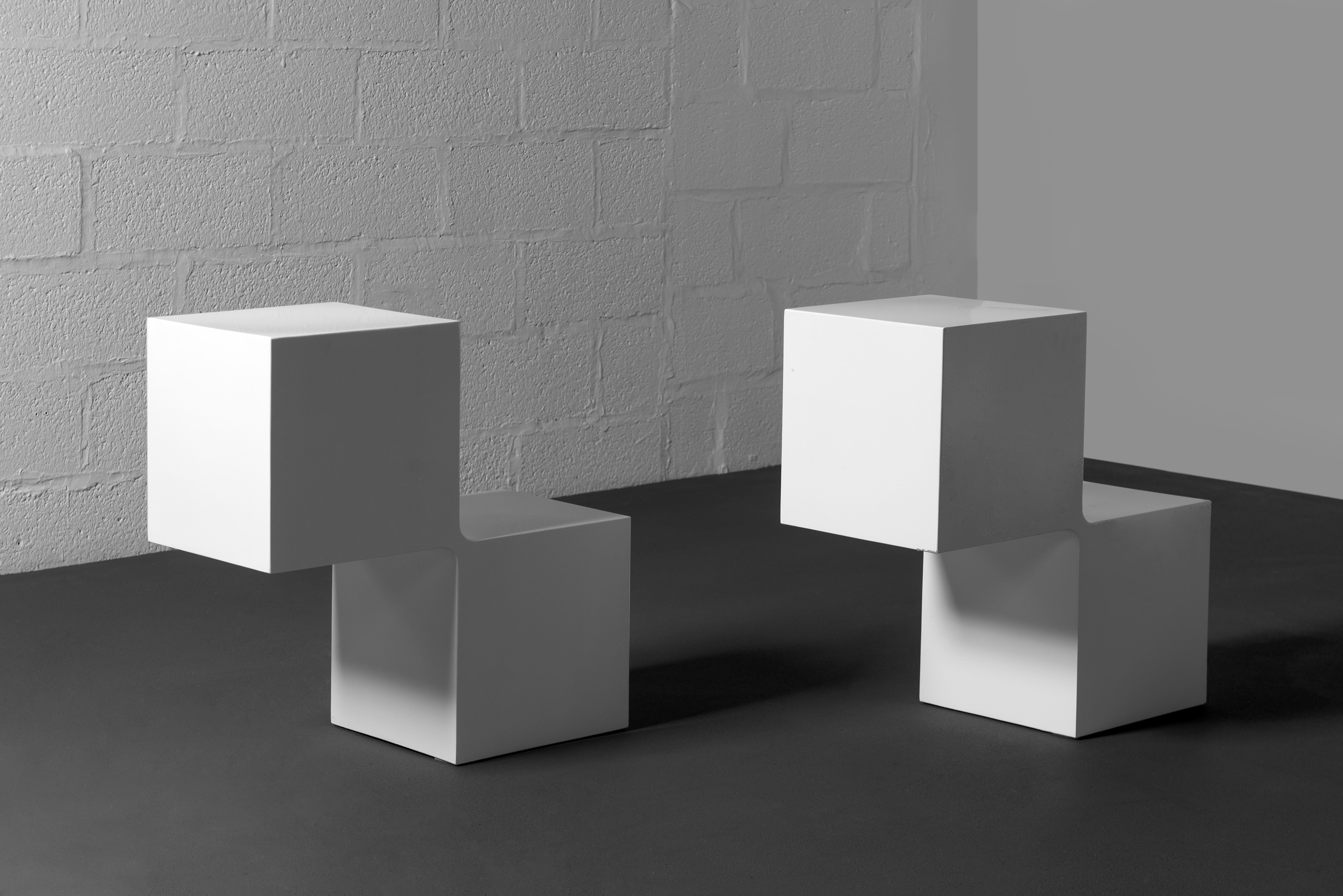 Belgian Side Cubes by Pol Quadens For Sale