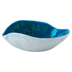 Side Dish / Handmade Porcelain Tableware / Blue Lagoon / Indulge Nº2