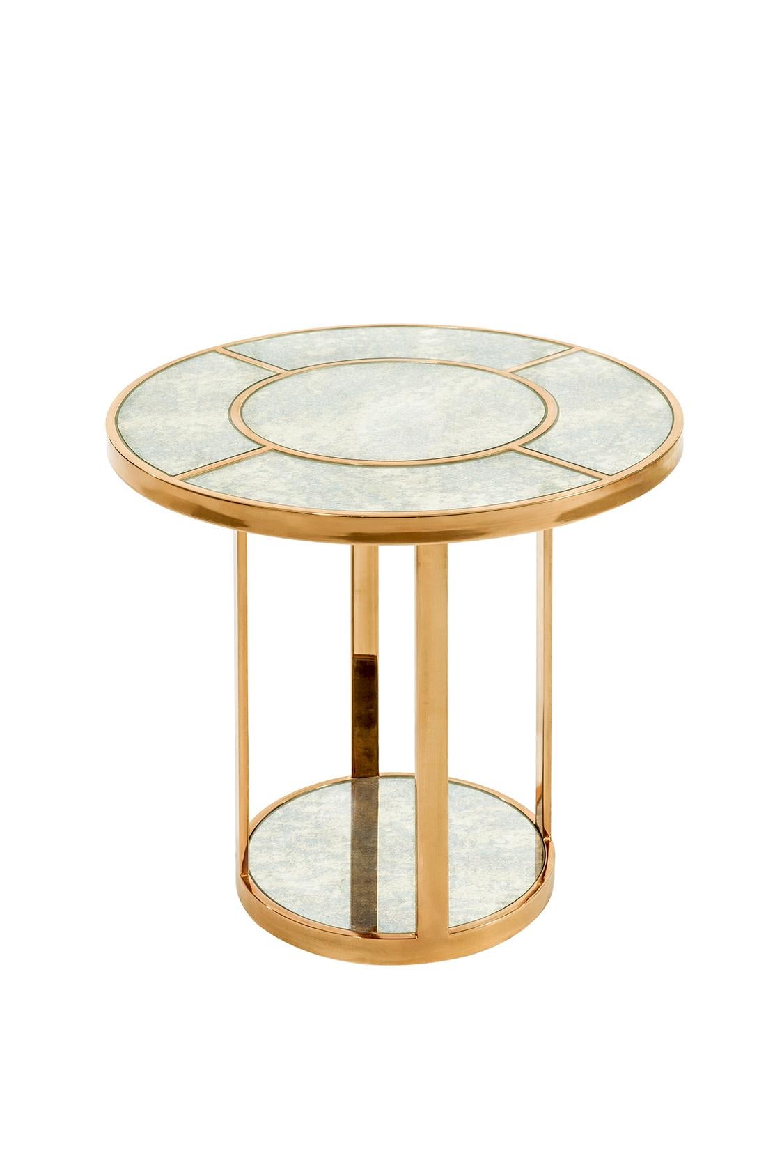 Side-Liner Tisch, Modern Art Deco Beistelltisch oder Couchtisch (Art déco) im Angebot