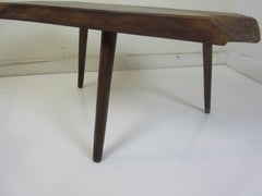 Side or Coffee Table in the Style of Nakashima Dated 1973