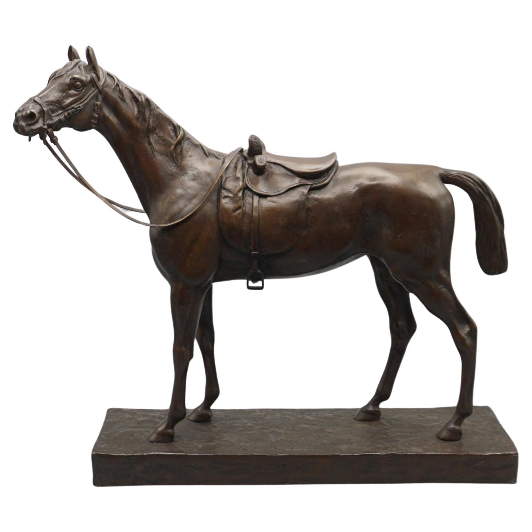 Side Saddles Horse by Jules Moigniez Circa 1870