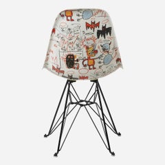 Side Shell Eiffel Chair (Bats) after Jean-Michel Basquiat