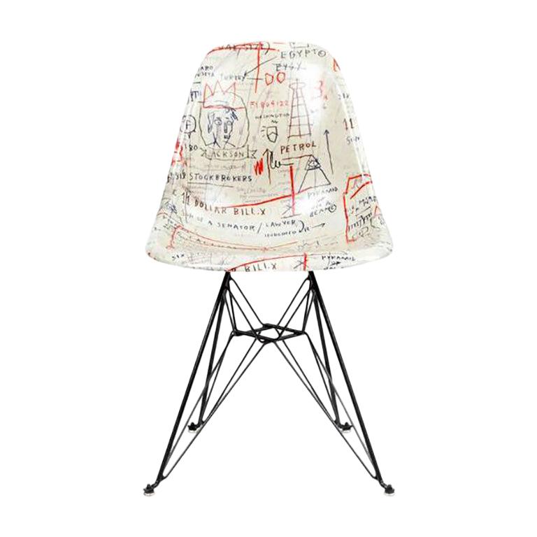 Side Shell Eiffel Chair 'Jackson' after Jean-Michel Basquiat
