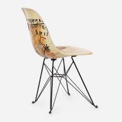 Side Shell Eiffel Chair 'Per Capita' after Jean-Michel Basquiat