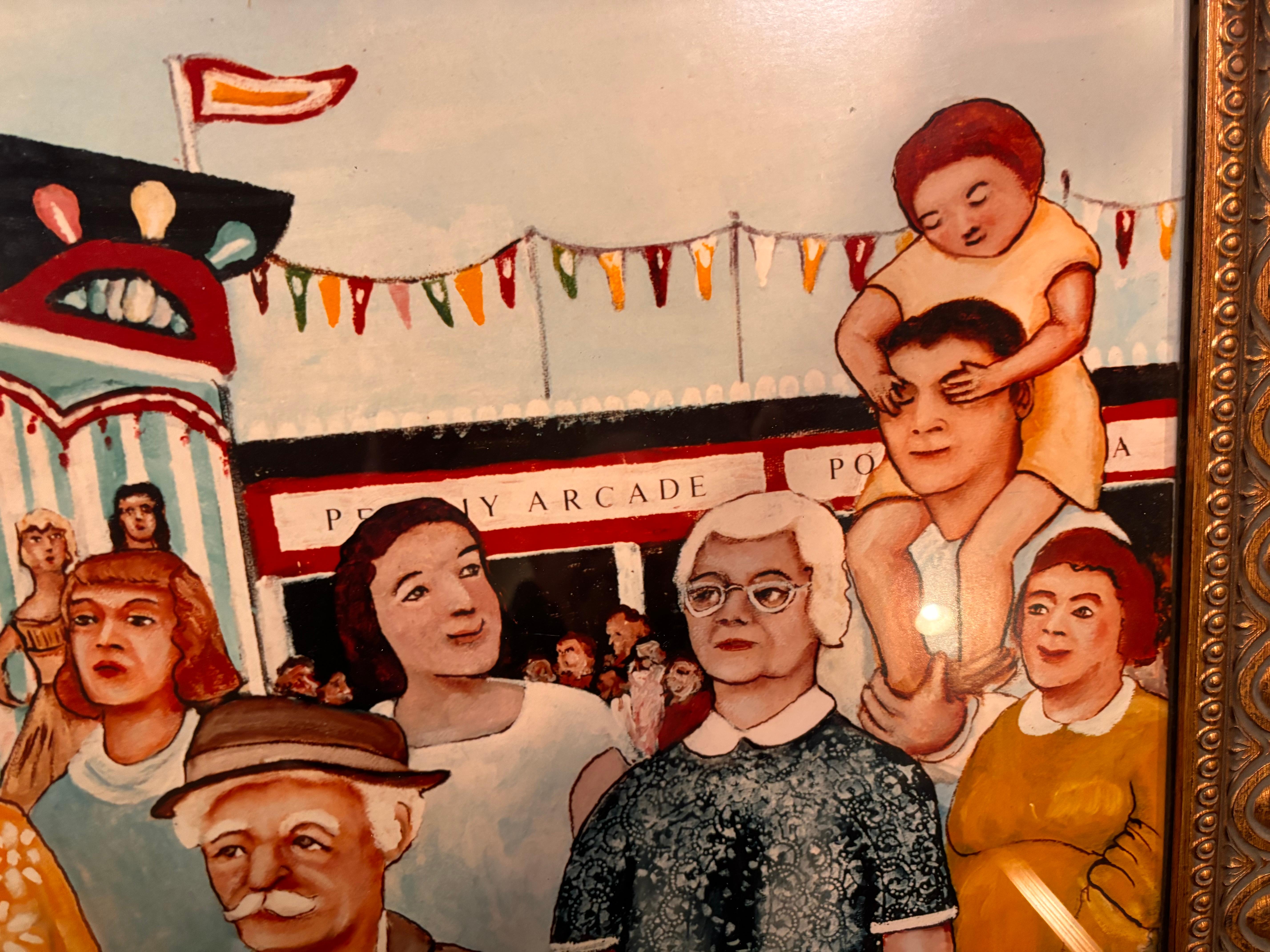 20ième siècle Circus d'artiste folklorique autodidacte Gloria Laposka en vente