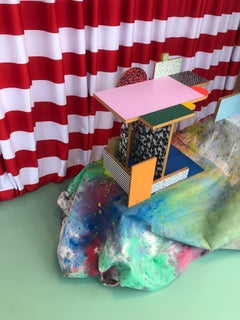 'Side Table 9' Side Table by Peter Shire, 1984