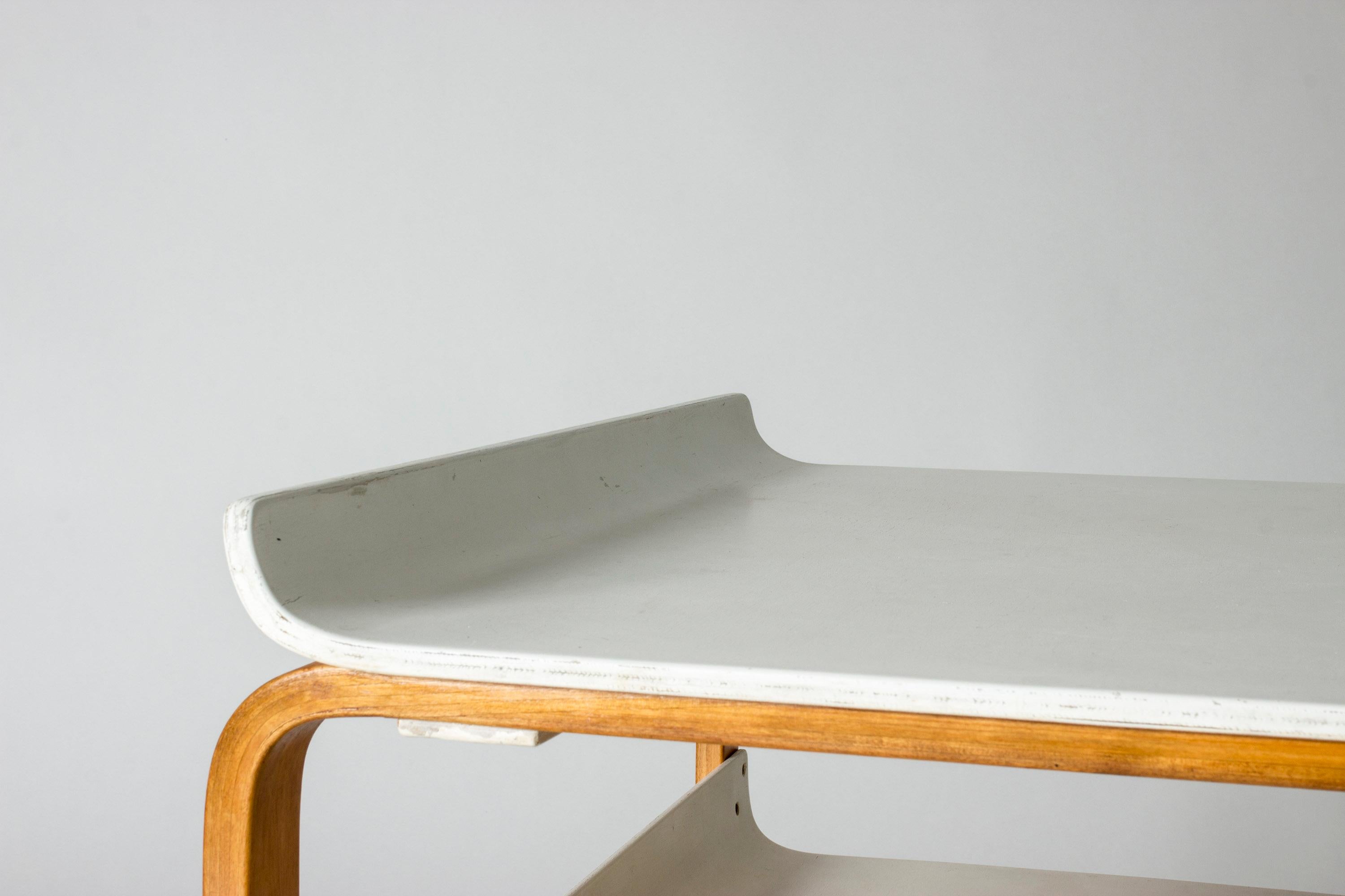 Birch Side Table 915 by Alvar Aalto for Artek, Finland, 1950s
