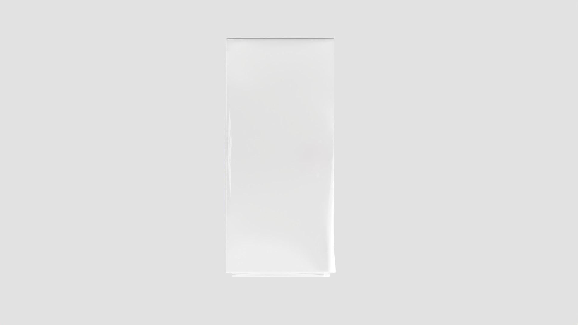 Table d'appoint Adelma, lignes 1, blanc arctique/or en vente 1