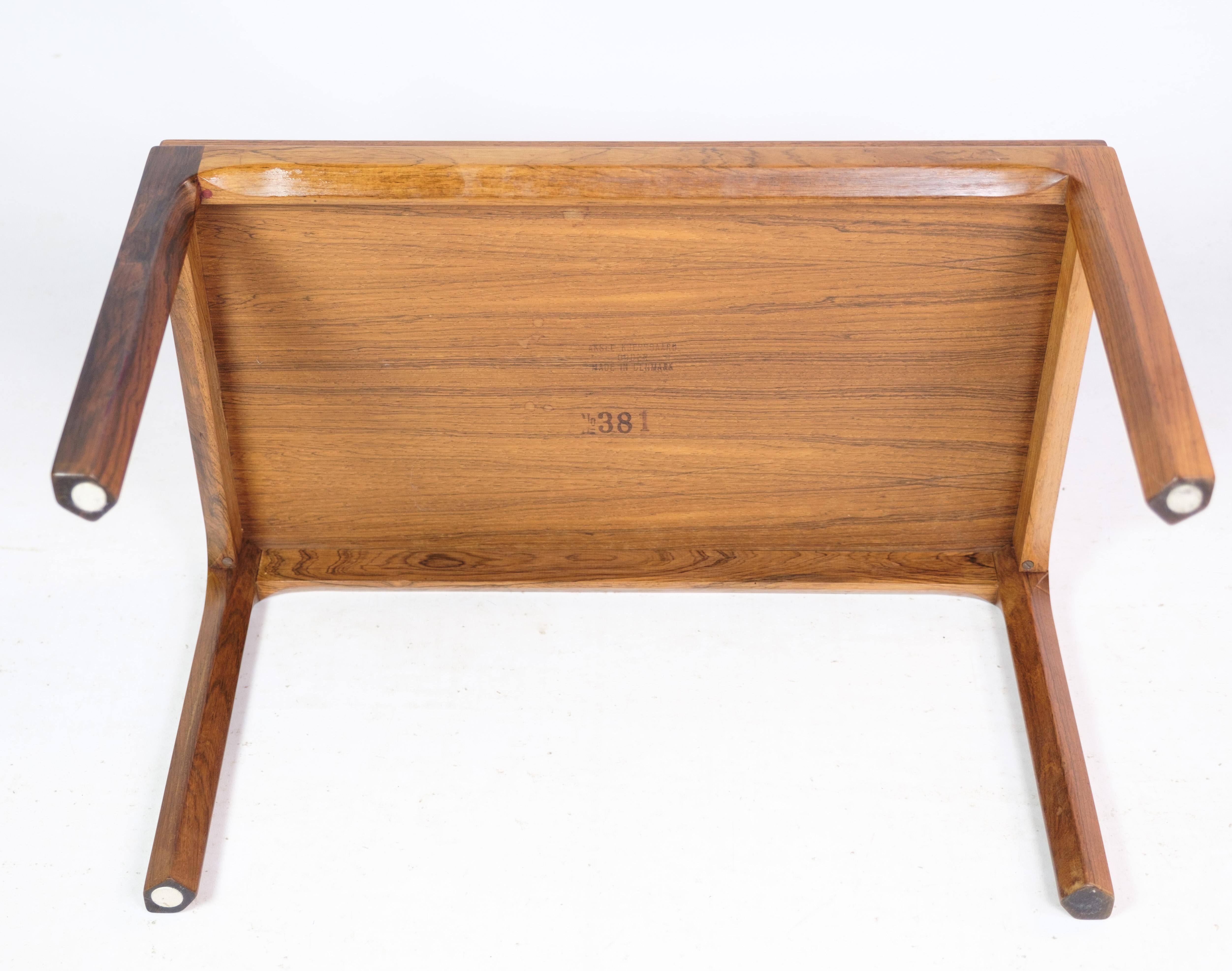 Mid-Century Modern Side table, Aksel Kjersgaard, rosewood, Odder Møbler, model 381 For Sale