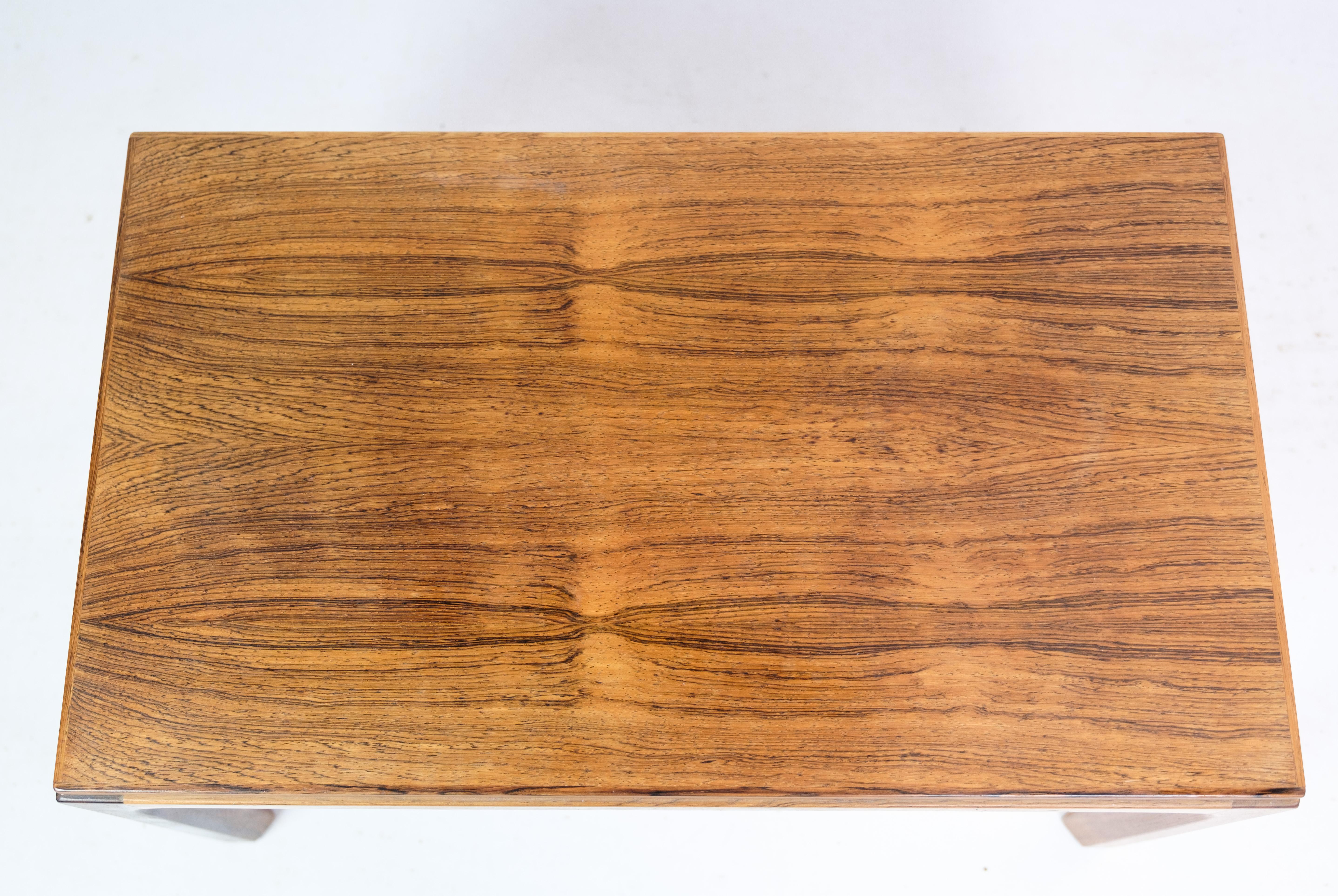 Rosewood Side table, Aksel Kjersgaard, rosewood, Odder Møbler, model 381 For Sale