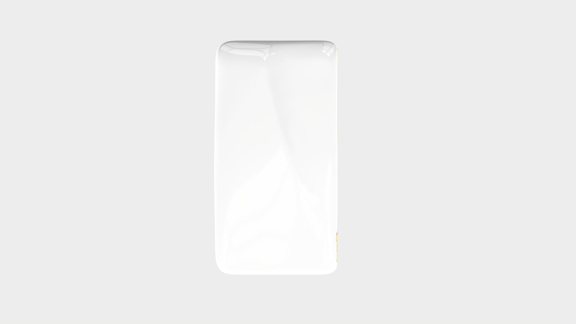 Mesa auxiliar Alessia, Constelación 1, Blanco ártico/oro Francés en venta