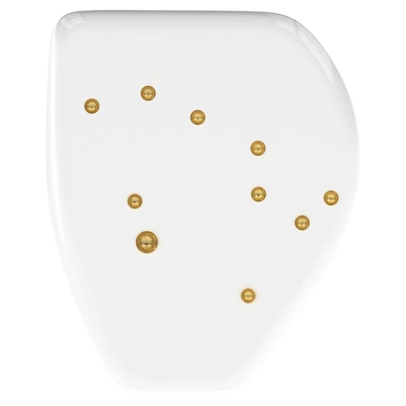 Side table Alessia, Constellation 1, Arctic White/gold
