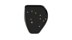 Tavolino Alessia, Constellation 1, Black Diamond/oro